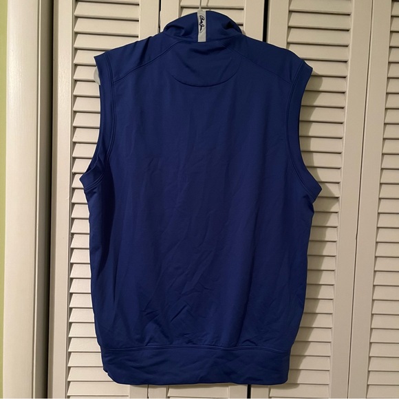 NWT Bobby Jones Performance Collection Navy Quarter Zip Vest Size Large - Picture 2 of 10